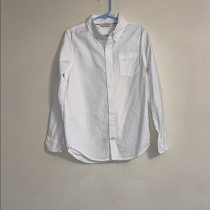 Janie and Jack Classic White Button Down Shirt
